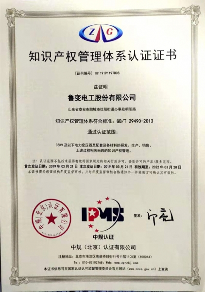 公司顺利通过知识产权管理体系监督审核